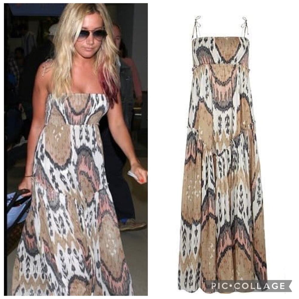 Vintage AllSaints Ikat Maxi Dress size 6